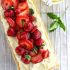 Lemon curd & cream strawberry tart