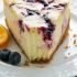 Lemon Blueberry Swirl Cheesecake