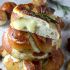 Mozzarella-stuffed Parmesan rosemary pretzels
