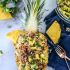 jerk pork in pineapple rice bowls