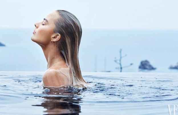 girl gets her exercise in