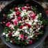 Kale Salad with Cherries and Almond Ricotta and Cherry Vinaigrette