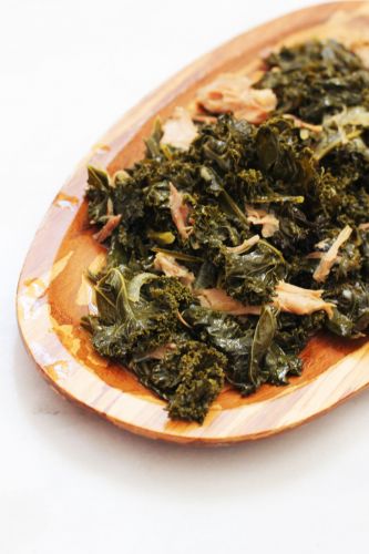 Sensational slow-cooker kale and ham hocks