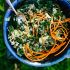 Kale Salad with Green Tahini Dressing