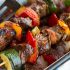 Australian Kangaroo & Vegetable Skewers In Red Wine Marinade