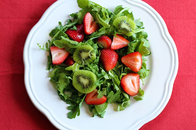 Strawberry kiwi lime salad