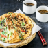 Korean Savory Green Onion and Carrot Pancakes
