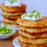 Cheesy Leftover Mashed Potato Pancakes