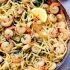 Lemon Garlic Parmesan Shrimp Pasta
