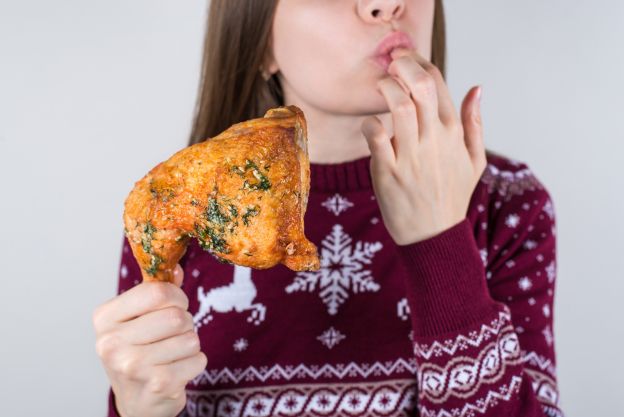 Licking your fingers