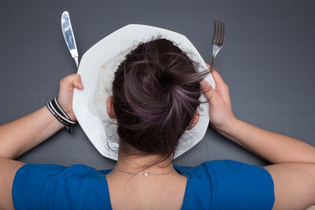 Licking the plate