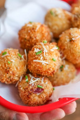 Loaded Mashed Potato Balls