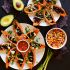Loaded Black Bean Sweet Potato Boats