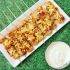 Loaded tater tot skewers