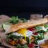 Mahi Mahi Banh Mi with Spicy Curried Mayo and Fried Eggs