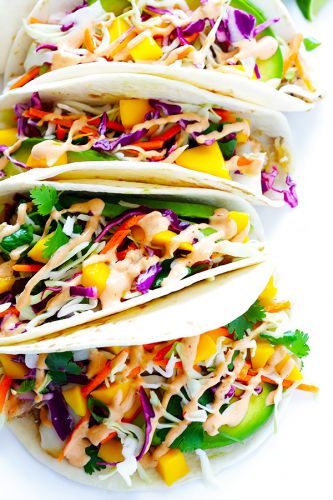 Mango Chipotle Fish Tacos