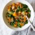 Maple Butternut Squash and Chicken Pasta with Kale