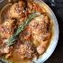 Maple and rosemary braised chicken