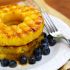 Grilled maple chipotle pineapple rings