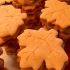 Maple leaf cookies: Canadian maple cream sandwich cookies