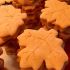 Maple leaf cookies: Canadian maple cream sandwich cookies