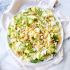 Marinated Zucchini Feta Salad with Toasted Pistachio Breadcrumbs