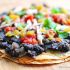 Mexican Black Bean Pizza