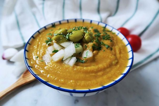 Mexican Fava Bean Soup