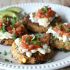 Mexican tuna cakes with jalapeno cream sauce