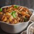 Bakes Shells With Pesto, Mozzarella And Meat Sauce