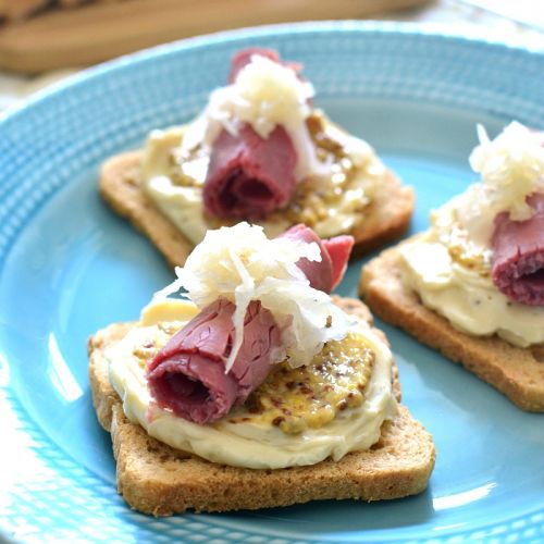 Mini Reuben Bites