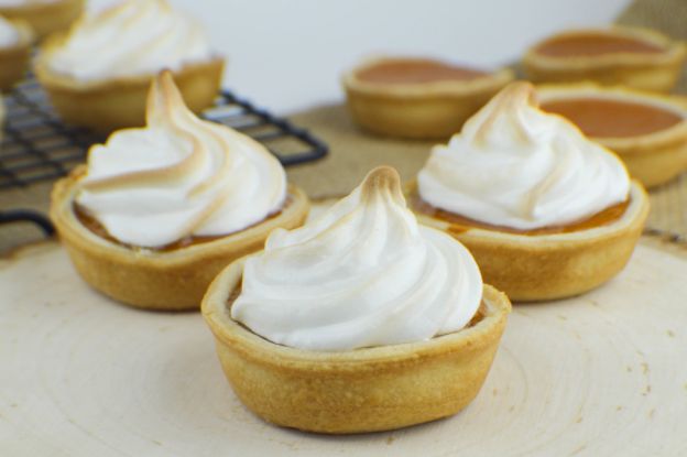 Mini Sweet Potato Pies with Toasted Marshmallow Meringue