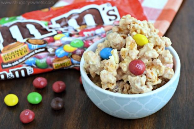 M&M’S Peanut Butter Caramel Corn