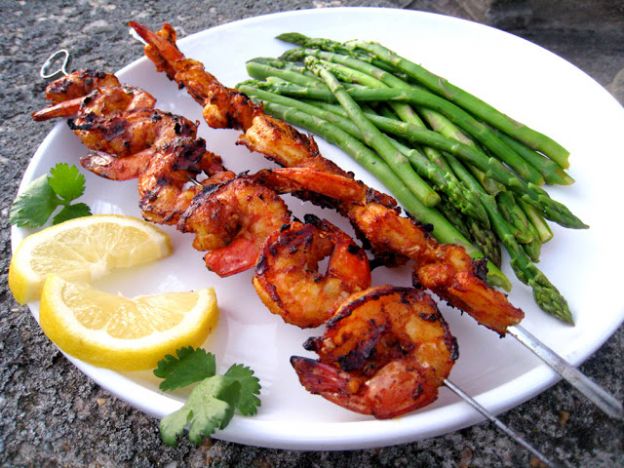 Moroccan Spicy Grilled Shrimp