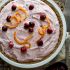 No-bake fluffy cranberry pie