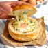Ham, Egg and Cheese Bread Bowls