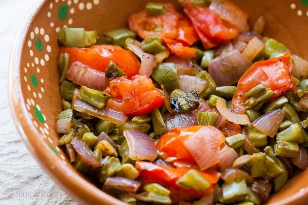 Nopalitos With Tomatoes And Onions