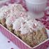 Oatmeal peppermint-dipped cookies