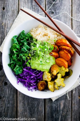 Roasted Veggie Buddah Bowl