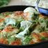 Cheesy pesto pull apart bread