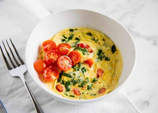 One-Bowl Microwave Scrambled Eggs