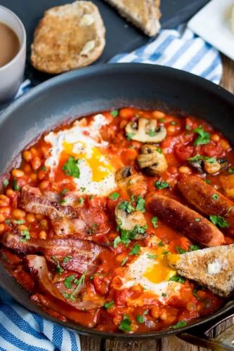 One-Pan English Breakfast