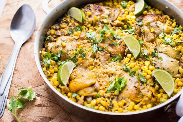 One-Pot Brazilian Chicken And Rice