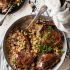 One Skillet Baked Chicken Shawarma and Rice (Pilaf)