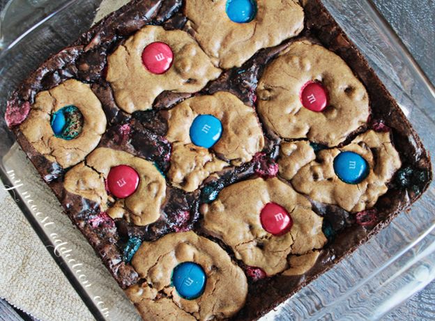 Cookie brownies
