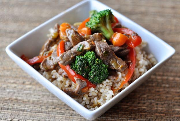Orange Beef and Veggie Stir Fry