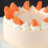 Orange creamsicle ice cream cake