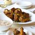 Oven Chicken Wings with Apple Onion Dip