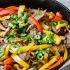 Paleo skillet beef fajitas