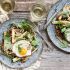 Parsnip, Lentil & Walnut Salad With Fried Egg